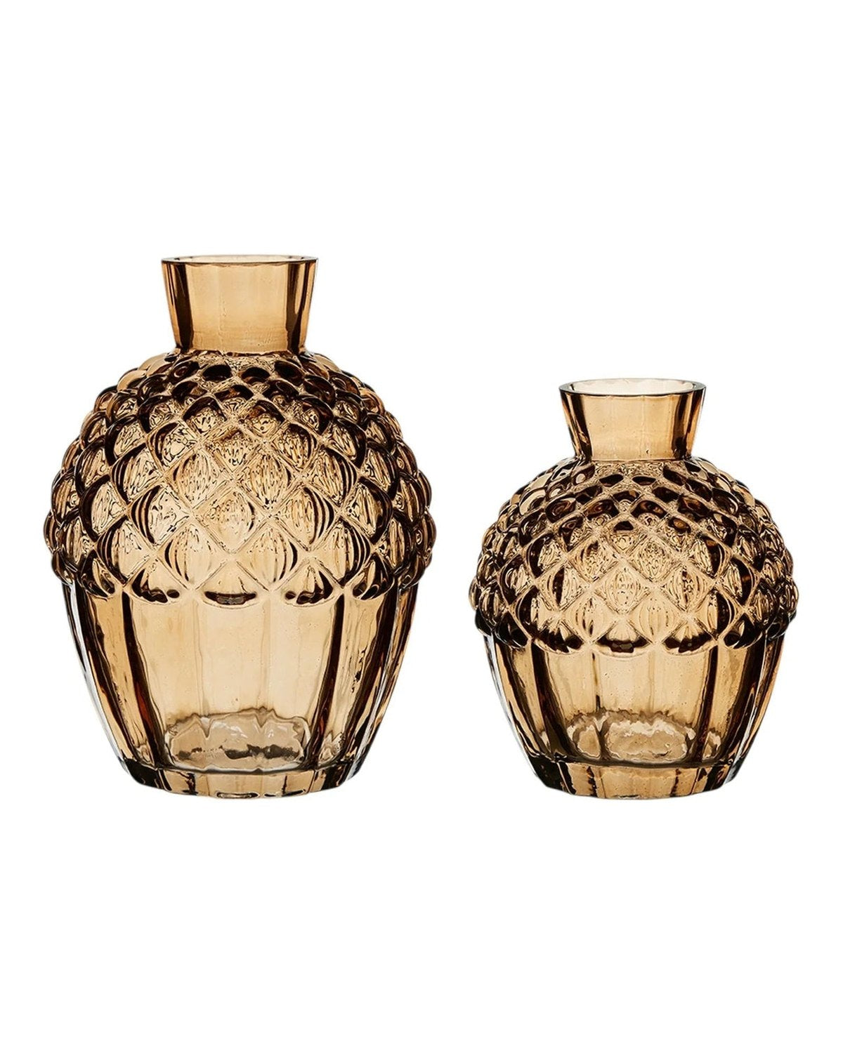 Brown Glass Acorn Vase - Seasonal Decor - AutumnSeasonal Decor - Autumn - Lulu Loves Home