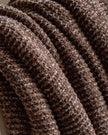 Brown Neutral Luxe Chunky Chenille Throw - Soft FurnishingsSoft Furnishings - Lulu Loves Home