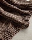 Brown Neutral Luxe Chunky Chenille Throw - Soft FurnishingsSoft Furnishings - Lulu Loves Home