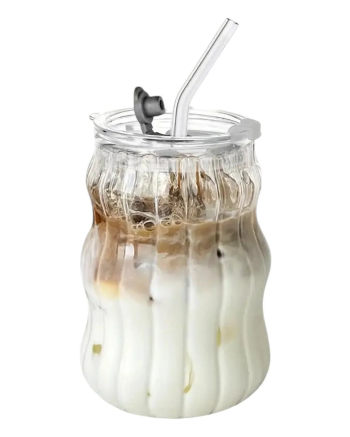 Bubble Glass Travel Coffee Mug - Short - Kitchen & DiningKitchen & Dining - Lulu Loves Home