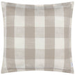 Natural Check Outdoor Garden Seat Scatter Cushion Cover