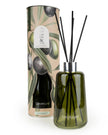 Reed diffuser with Olive Vine & Thyme scent in 300ml glass bottle, home fragrance by Candlelight Products Ltd.