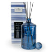 Blue striped Jeff Banks reed diffuser by Candlelight Products Ltd, 1000ml bottle with four reed diffuser sticks.
