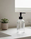 Clear Glass Soap Dispenser Bottle