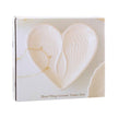 White Angel Wing Heart Trinket Dish