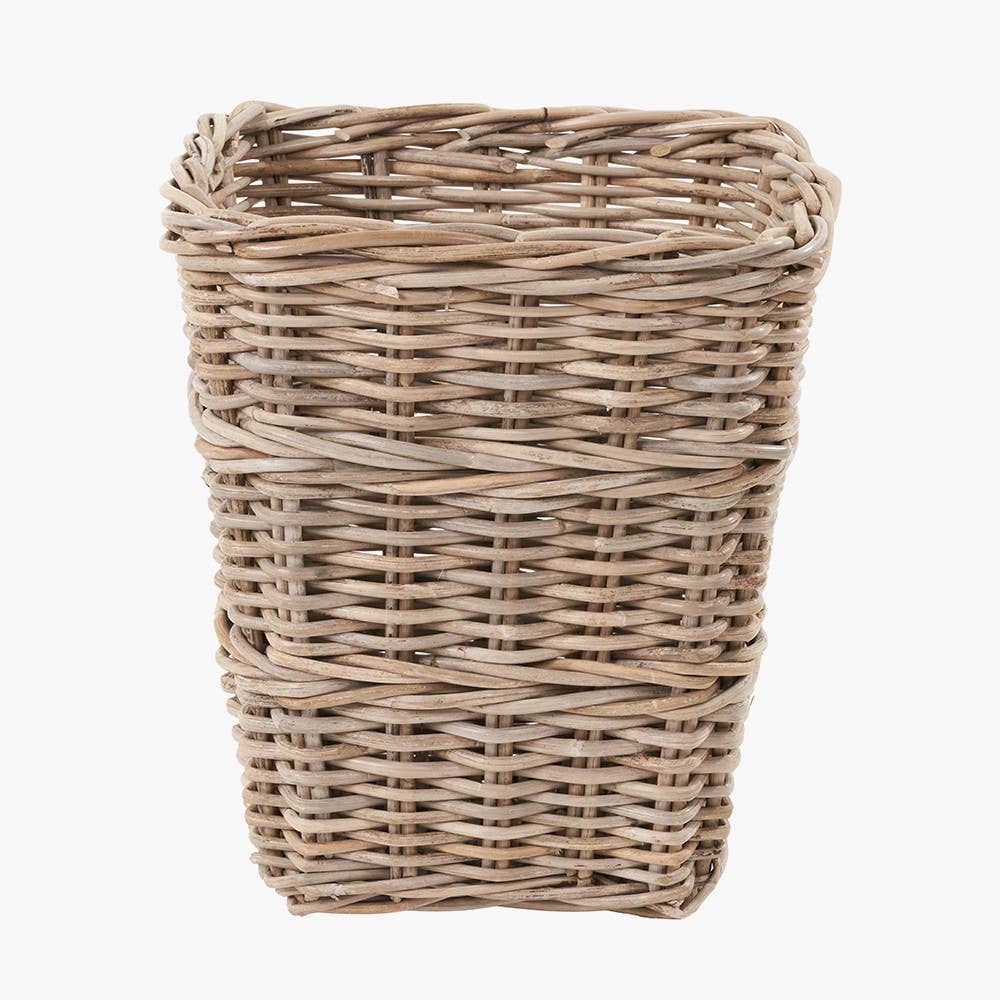 Burley Rattan Square Waste Paper Bin