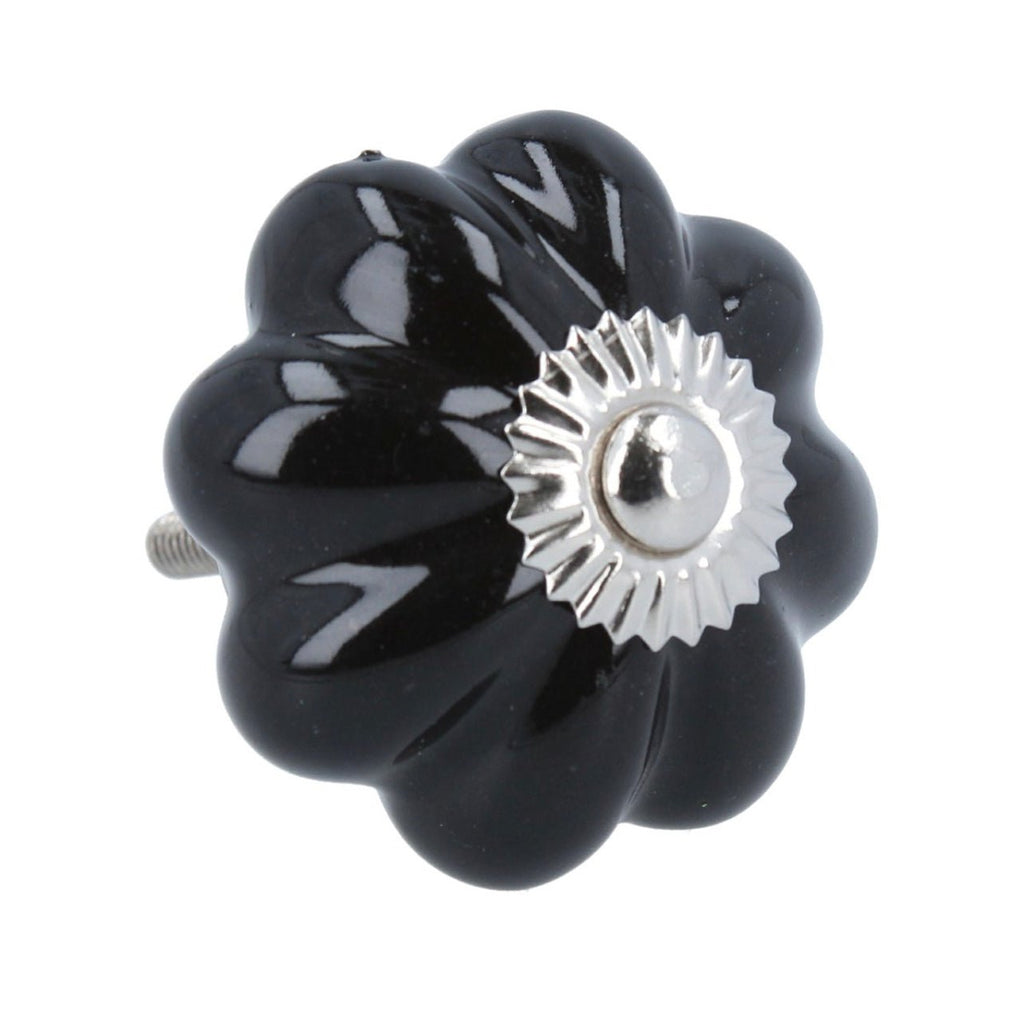 Ceramic Flower Door Knob - Assorted - Lulu Loves Home - Cabinet Knobs & Handles