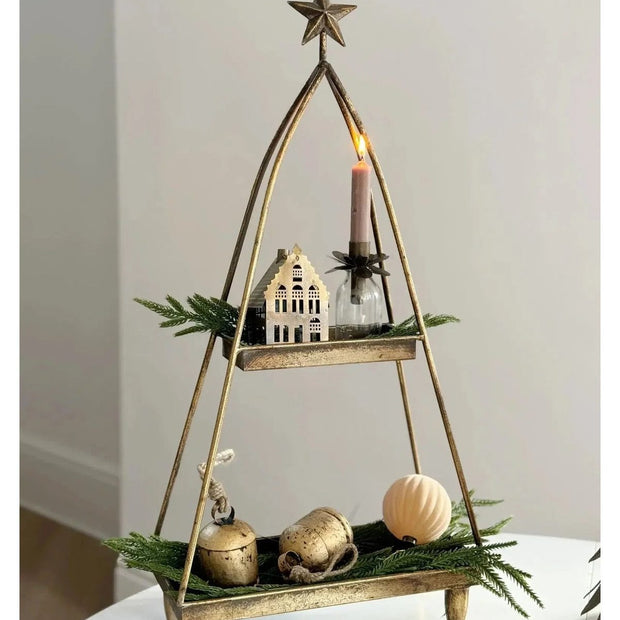 Antique Brass Candle House - Seasonal Decor - ChristmasSeasonal Decor - Christmas - Lulu Loves Home