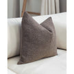 Chocolate boucle cushion cover by Starlight Express, soft furnishings with textured, cozy fabric and stylish appearance.