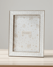 White wood photo frame by Clayre & Eef, 6x8 inch size, designed for displaying photographs in a stylish home decor setting.