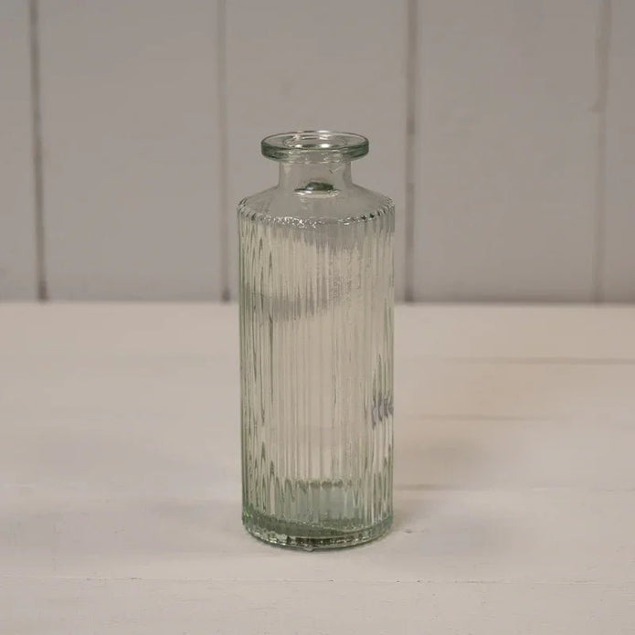 Clear Glass Bottle Bud Vase - Home DecorHome Decor - Lulu Loves Home