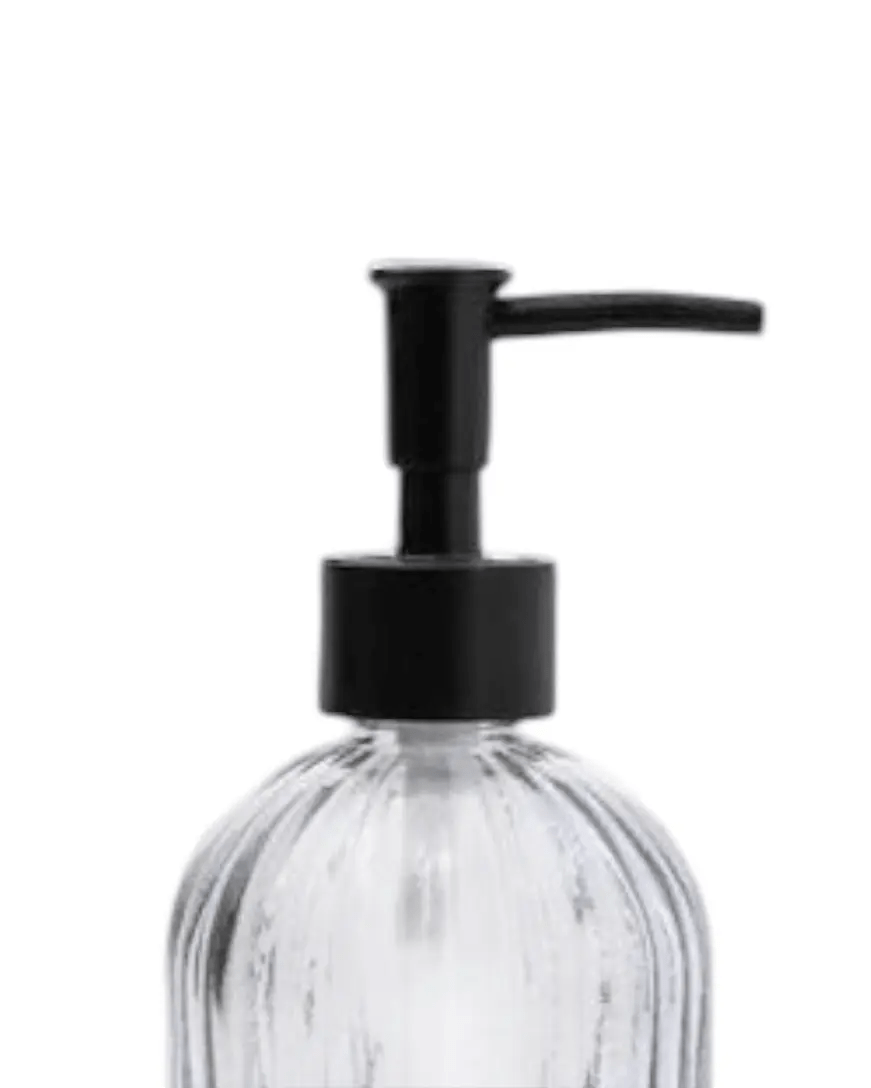 Clear Glass Soap Dispenser Bottle - Kitchen & DiningKitchen & Dining - Lulu Loves Home
