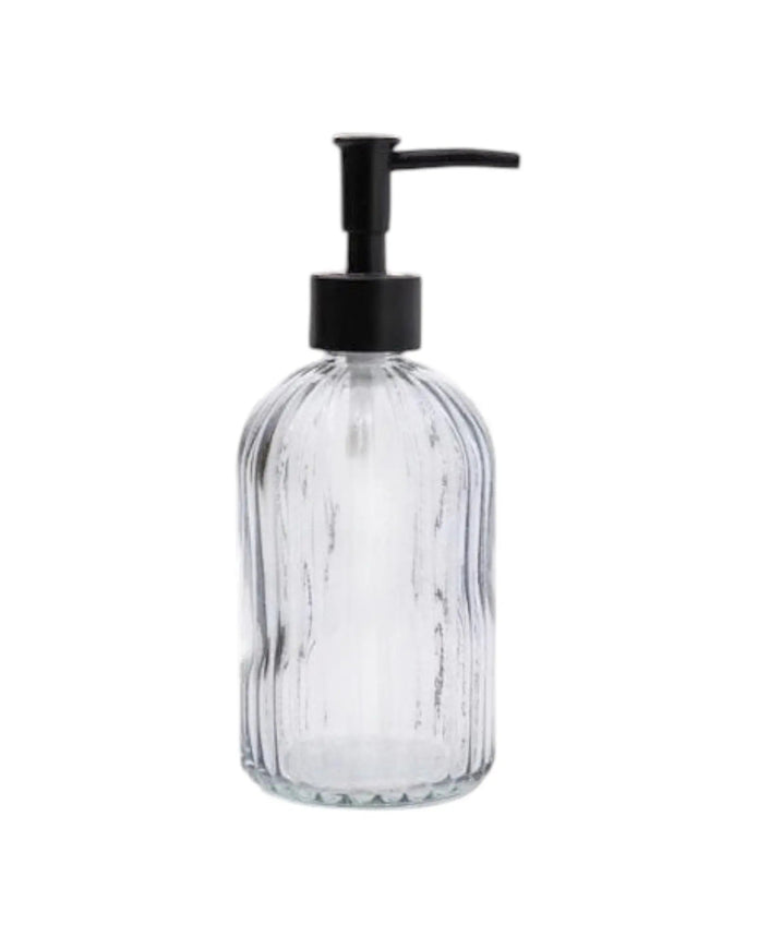 Clear Glass Soap Dispenser Bottle - Kitchen & DiningKitchen & Dining - Lulu Loves Home