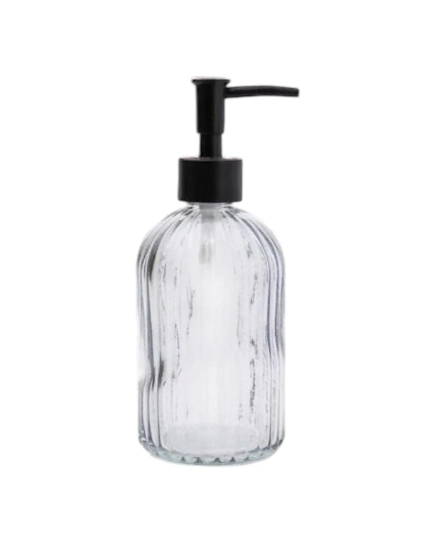 Clear Glass Soap Dispenser Bottle - Kitchen & DiningKitchen & Dining - Lulu Loves Home