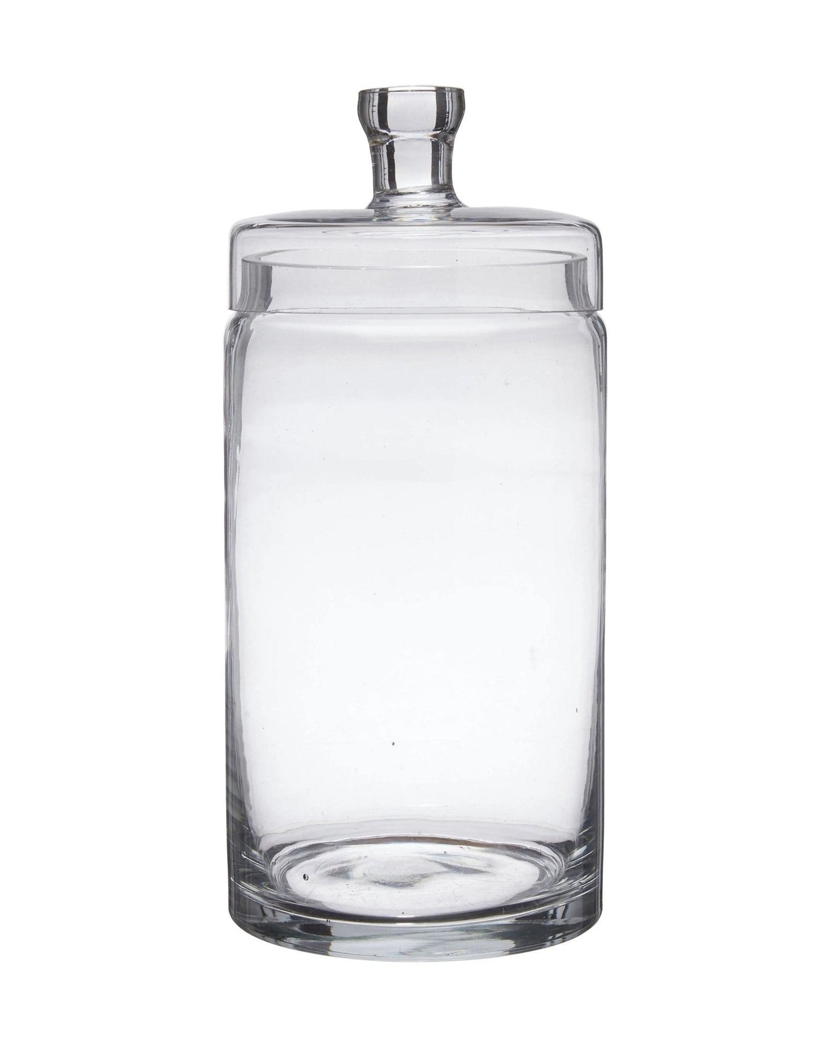 Clear Glass Storage Jar With Lid - Home DecorHome Decor - Lulu Loves Home