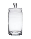 Clear Glass Storage Jar With Lid - Home DecorHome Decor - Lulu Loves Home