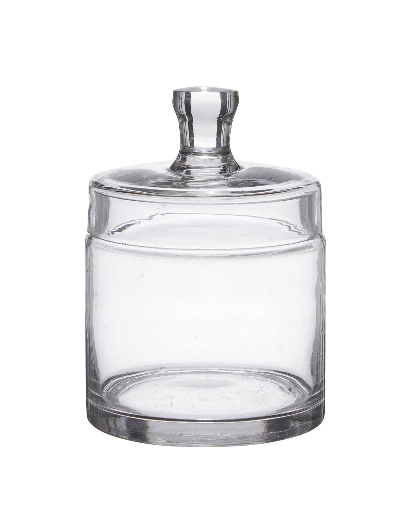 Clear Glass Storage Jar With Lid - Home DecorHome Decor - Lulu Loves Home