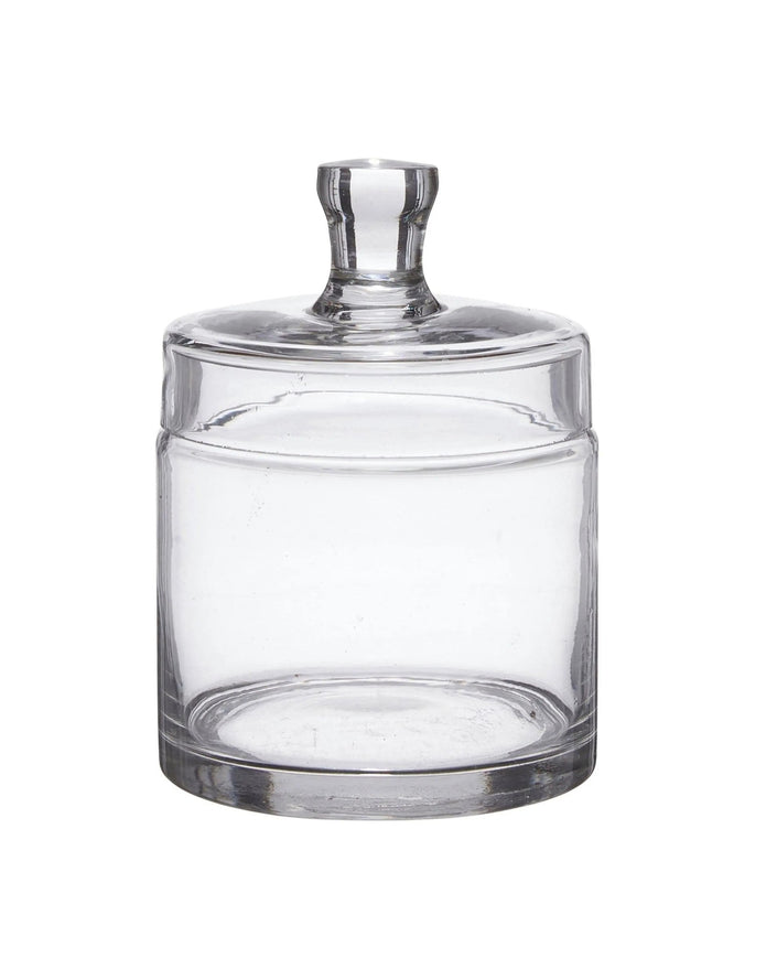Clear Glass Storage Jar With Lid - Home DecorHome Decor - Lulu Loves Home
