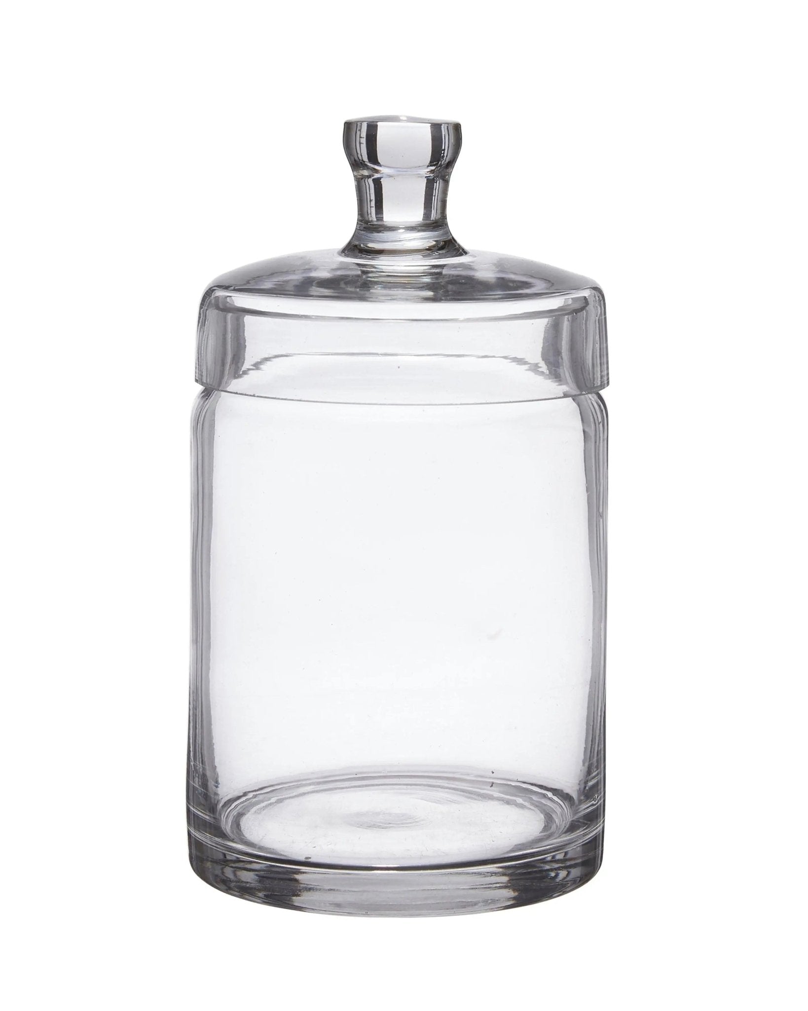 Clear Glass Storage Jar With Lid - Home DecorHome Decor - Lulu Loves Home