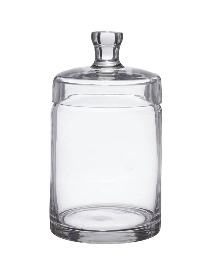 Clear Glass Storage Jar With Lid - Home DecorHome Decor - Lulu Loves Home