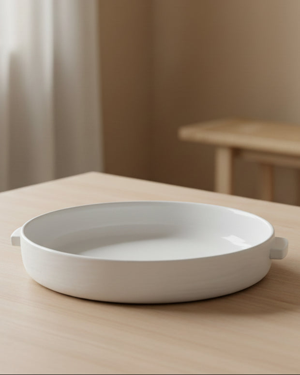 White Ceramic Stoneware Katja Bowl