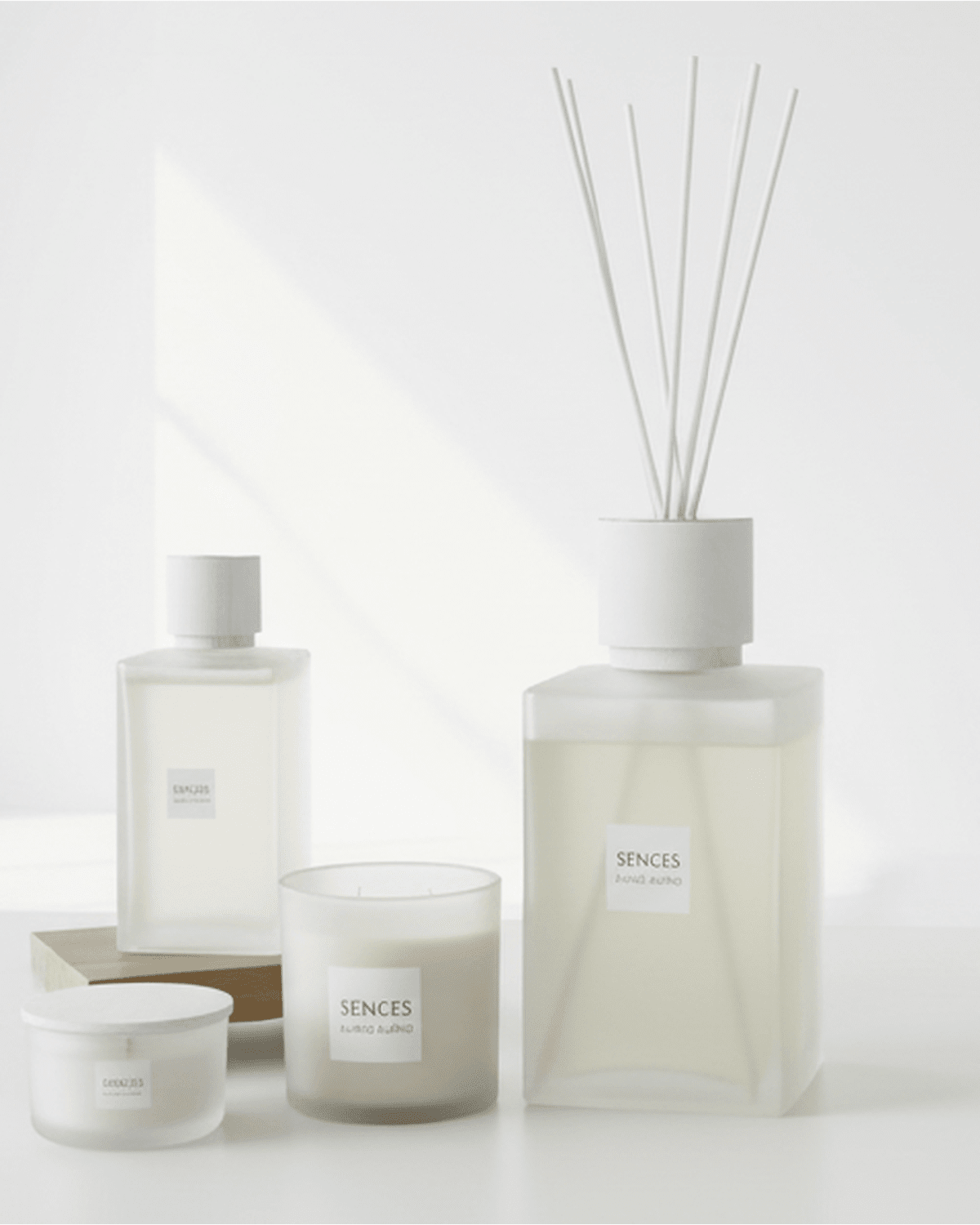 White Alang Alang XXL Reed Diffuser from Coach House, 6000ml home fragrance with white reed sticks and elegant bottle.