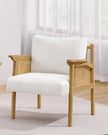 Compton Cream Boucle Armchair - Furniture And MirrorsFurniture And Mirrors - Lulu Loves Home