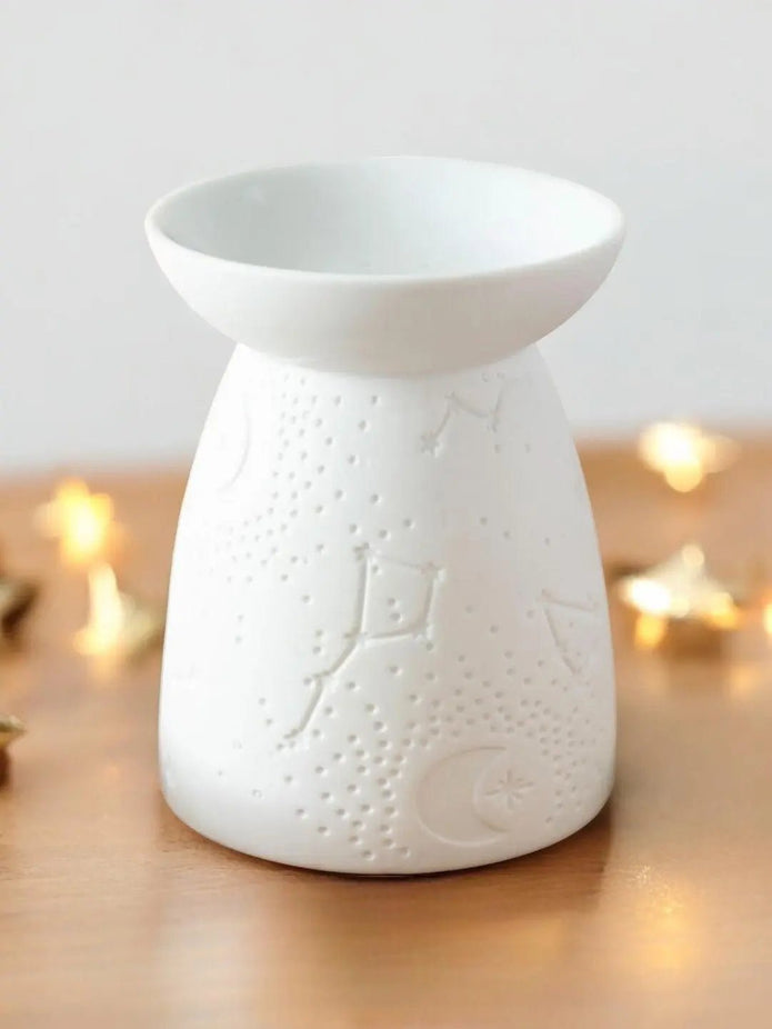 Constellation Ceramic Wax Burner - White - Wax Melt BurnersWax Melt Burners - Lulu Loves Home