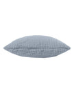 Ocean blue muslin cotton cushion cover by Riva Home, soft furnishings with a smooth fabric texture and stylish design.