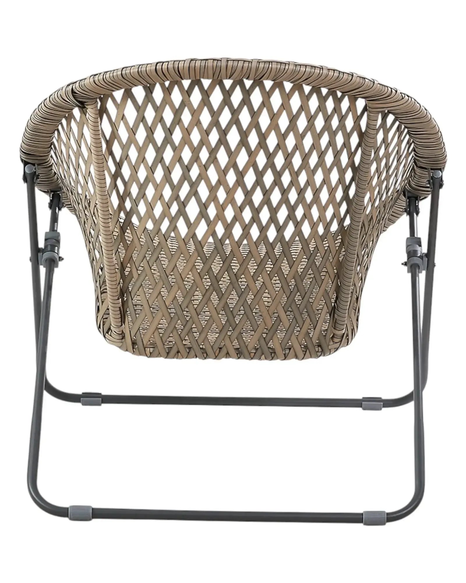 Natural rattan snug garden furniture single chair by Pacific Lifestyle Ltd, showcasing woven rattan design and comfortable seating.