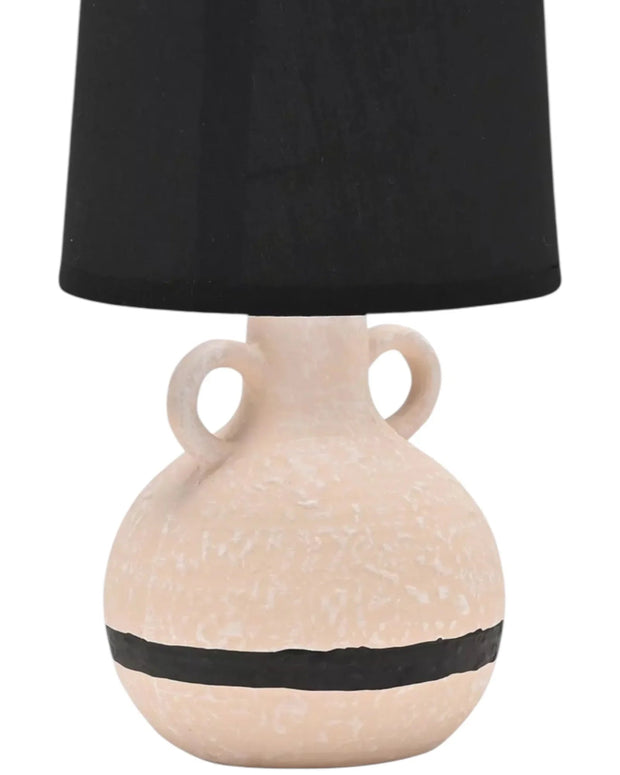 Cream and Black Lamp - LightingLighting - Lulu Loves Home