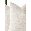 Cream boucle cushion cover from Starlight Express, soft furnishings with textured fabric, decorative for sofa or bed decor.
