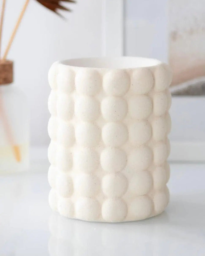 Cream Bubble Wax Melt Oil Burner - Wax Melt BurnersWax Melt Burners - Lulu Loves Home
