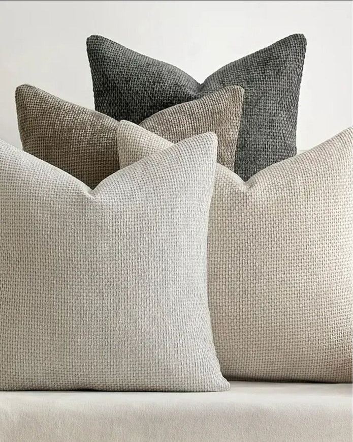 Cream Chenile Cushion Cover - Soft FurnishingsSoft Furnishings - Lulu Loves Home