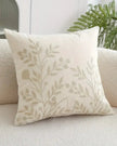 Cream Floral Embroidered Cushion Cover - Soft FurnishingsSoft Furnishings - Lulu Loves Home