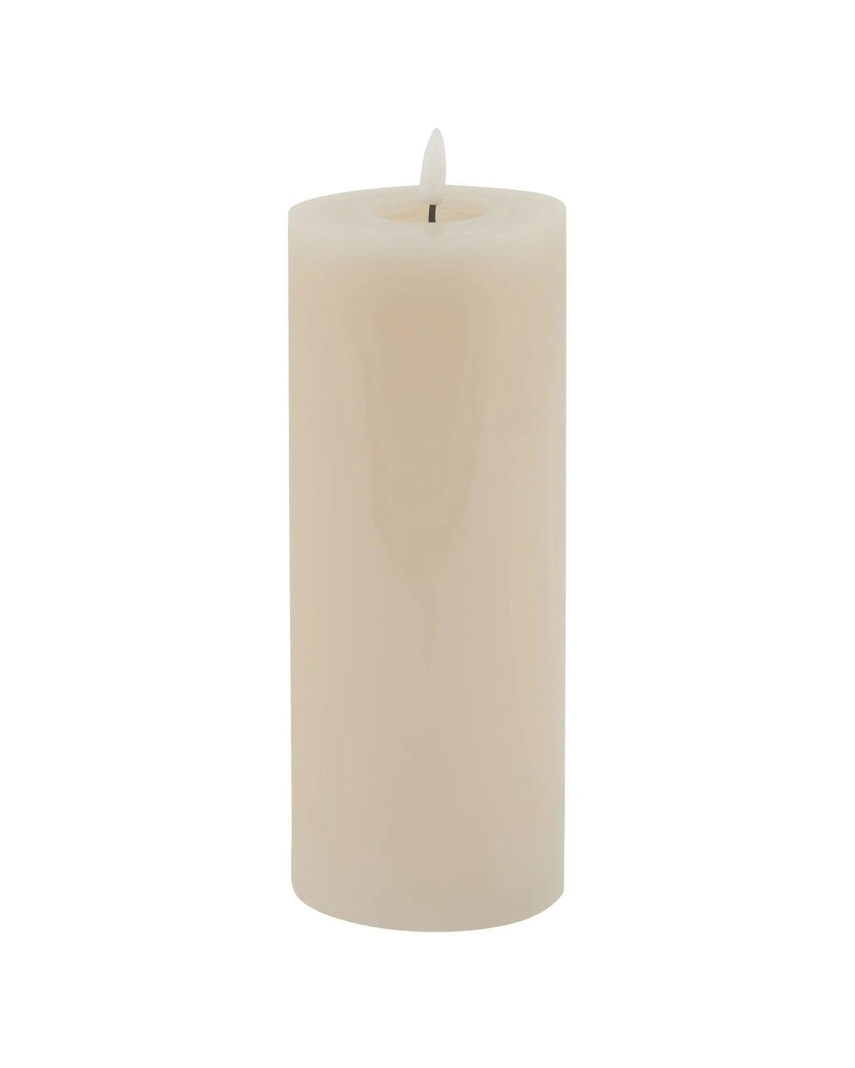 Cream LED Light Up Pillar Candle - CandlesCandles - Lulu Loves Home