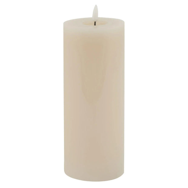 Cream LED Light Up Pillar Candle - CandlesCandles - Lulu Loves Home