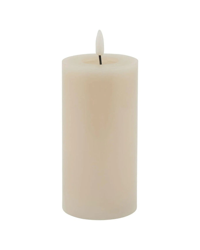 Cream LED Light Up Pillar Candle - CandlesCandles - Lulu Loves Home