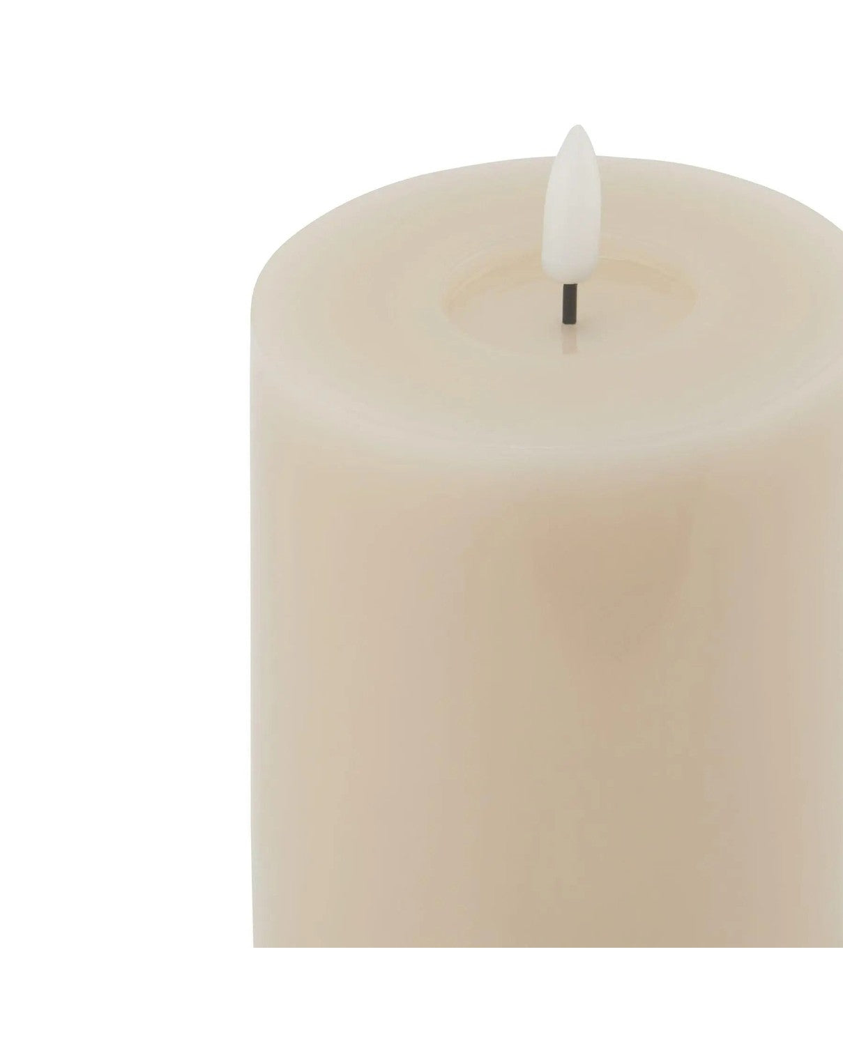 Cream LED Light Up Pillar Candle - CandlesCandles - Lulu Loves Home
