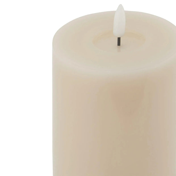 Cream LED Light Up Pillar Candle - CandlesCandles - Lulu Loves Home