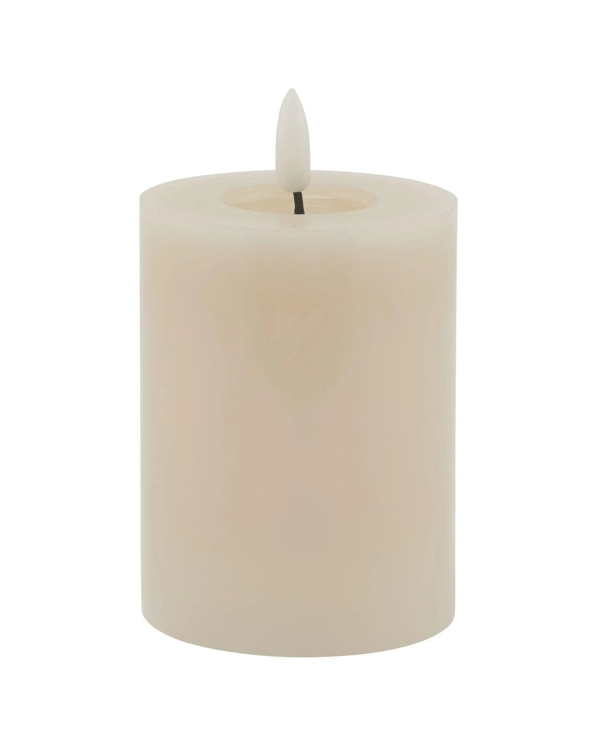 Cream LED Light Up Pillar Candle - CandlesCandles - Lulu Loves Home