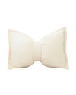 Cream Neutral Corduroy Striped Bow Cushion - Soft FurnishingsSoft Furnishings - Lulu Loves Home