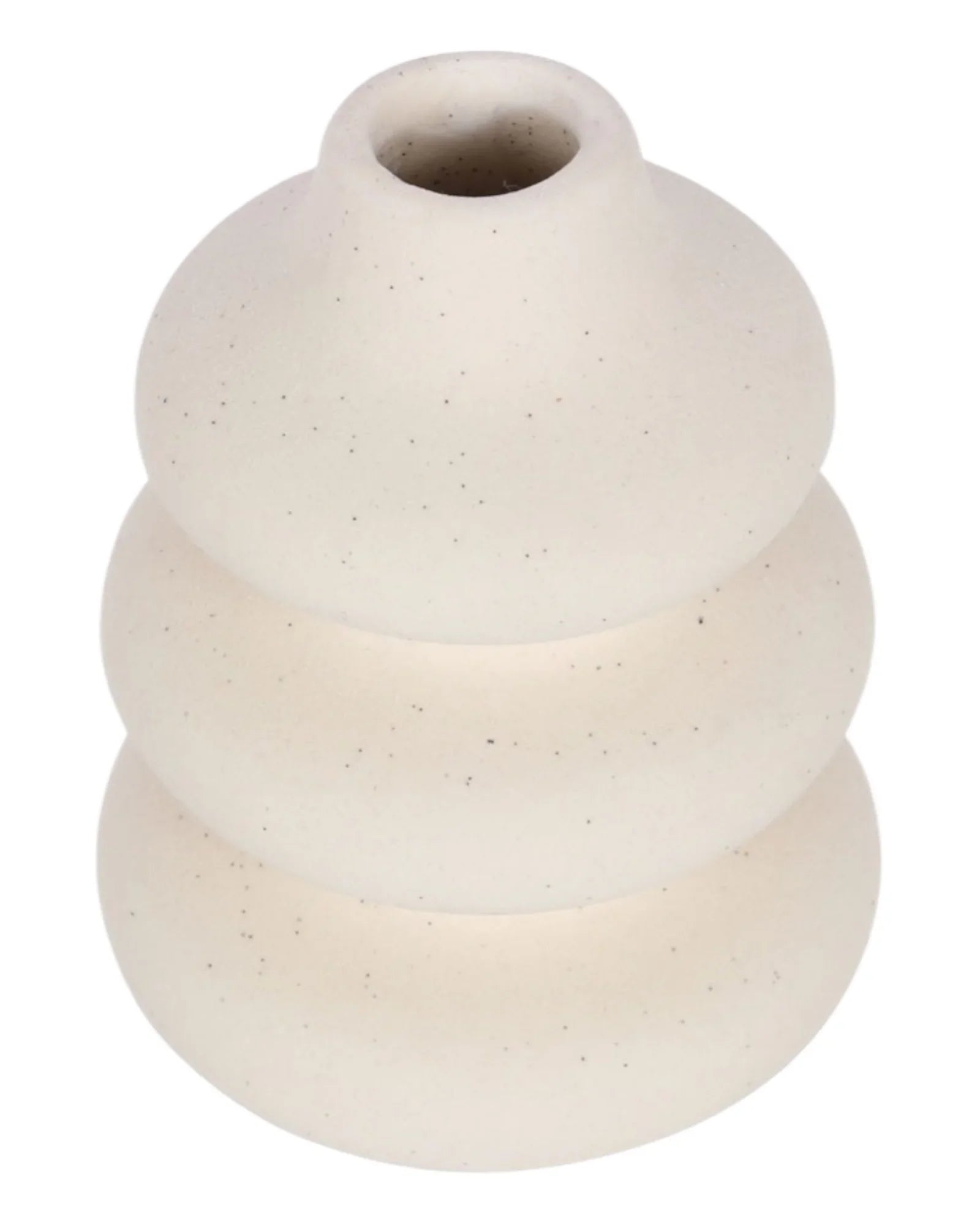 Cream Speckle Single Stem Vase - Wax Melt BurnersWax Melt Burners - Lulu Loves Home