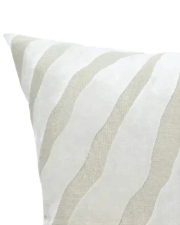 Cream Velvet Zebra Print Cushion Cover - Soft FurnishingsSoft Furnishings - Lulu Loves Home