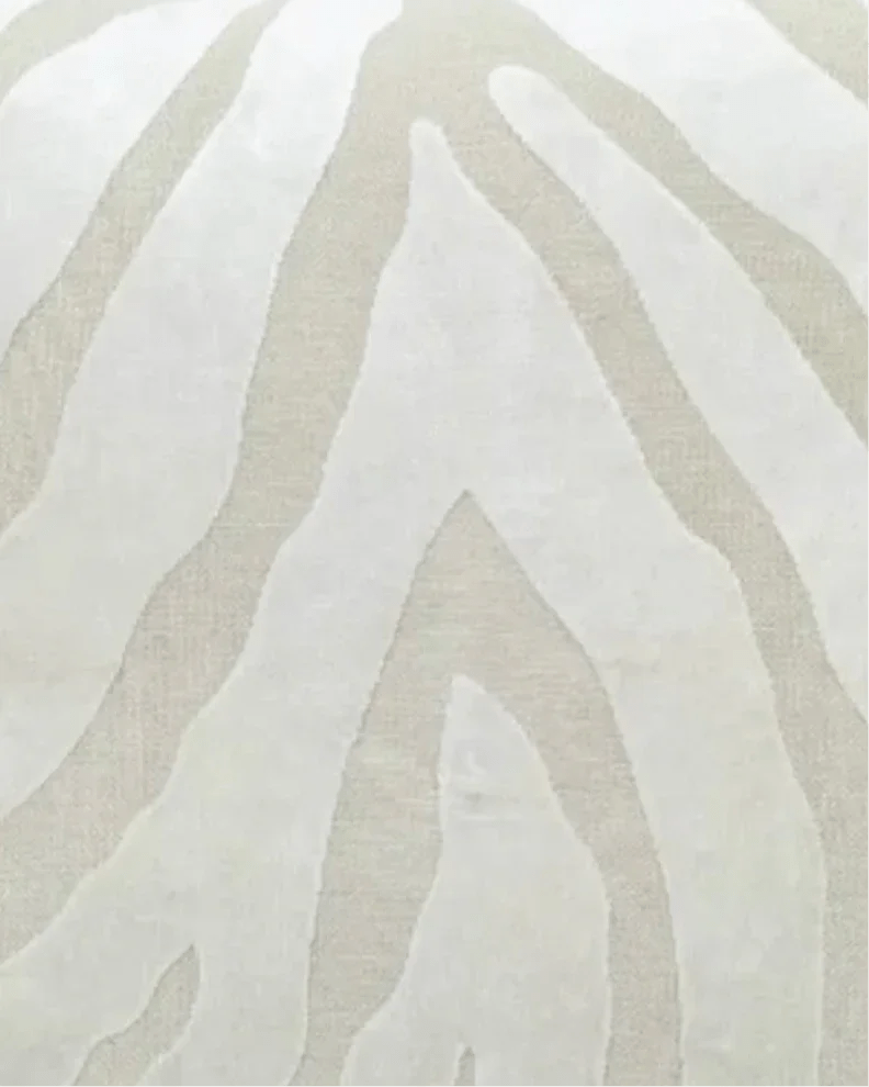 Cream Velvet Zebra Print Cushion Cover - Soft FurnishingsSoft Furnishings - Lulu Loves Home