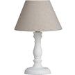 Cyrene Wooden White Table Lamp - LightingLighting - Lulu Loves Home