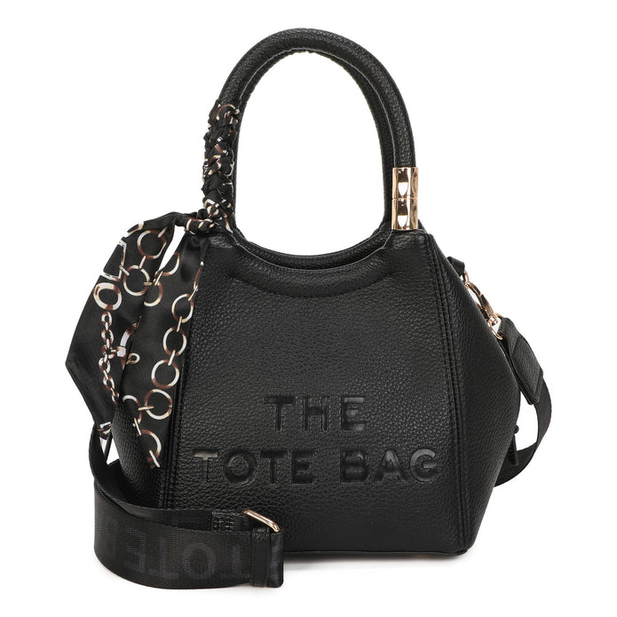 Chocolate brown tote grab bag from Jamie Bags, showcasing the spacious accessory with sturdy handles and sleek design.
