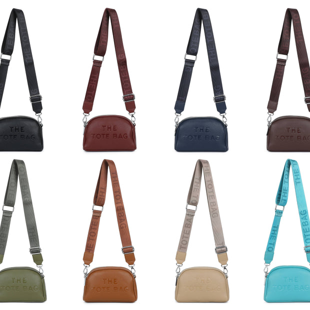 Jamie Bags tan brown double zip crossbody bag with adjustable strap and multiple compartments, made from stylish leather accessories.