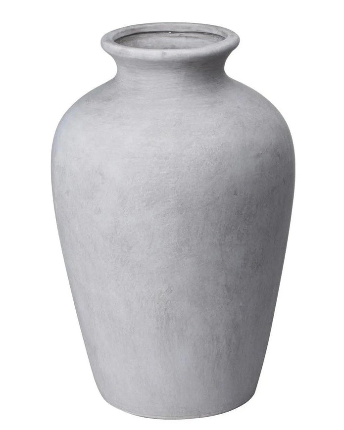 Darcy Chorus Concrete Tall Vase - VasesVases - Lulu Loves Home