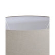 Darcy Natural Stone Round Lamp by Hill Interiors, showcasing a smooth, round stone lamp used for elegant lighting.